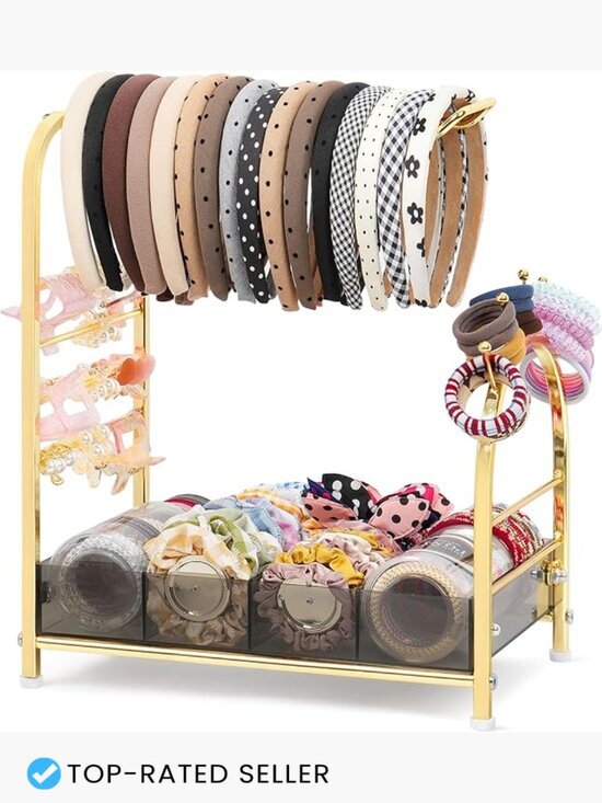 Hair Accessories Organizer Versatile Acrylic Headband Holder Stand Scrunchies main image 7